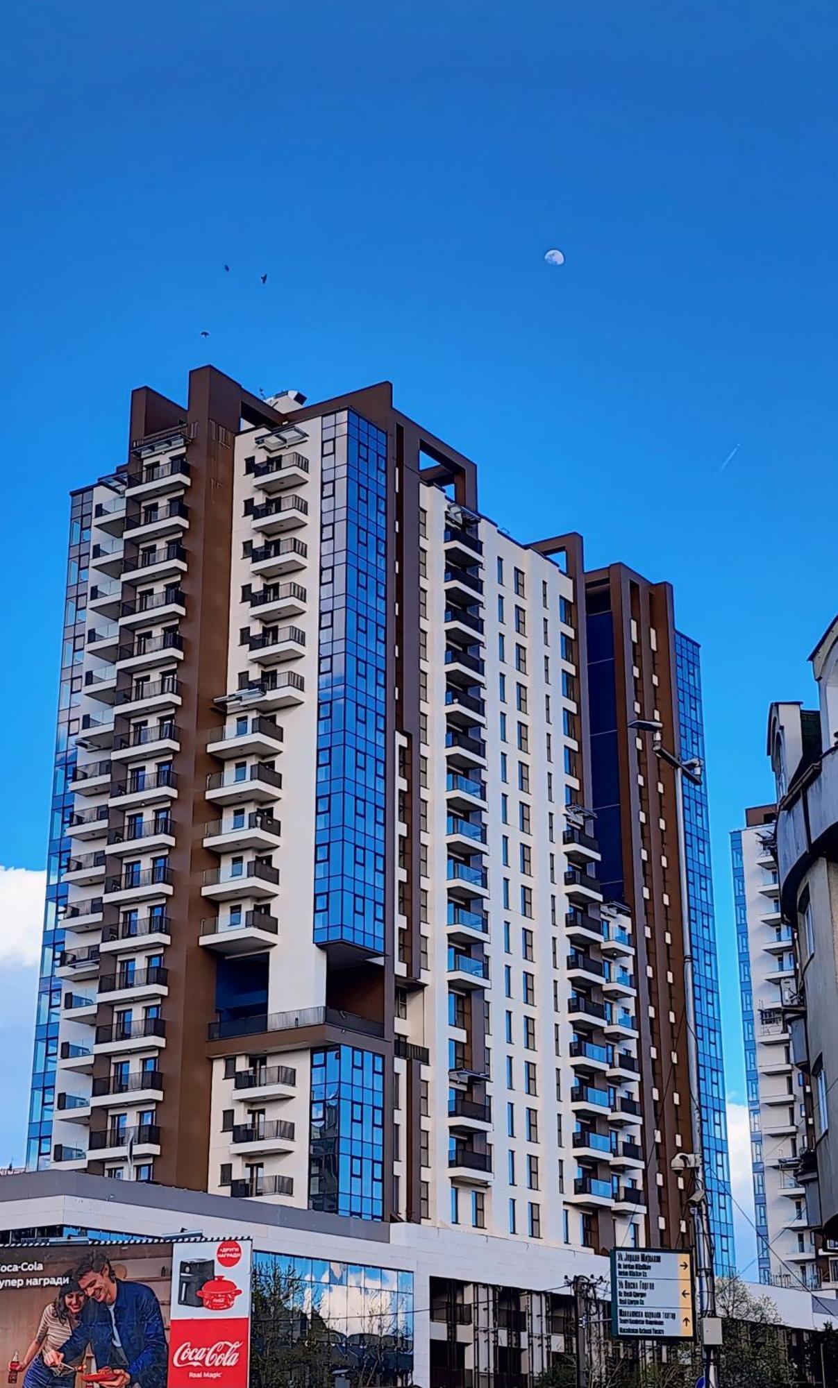 Diamond Residences 10Th Fl. Lux Apt. W/ City View Skopje Exteriör bild