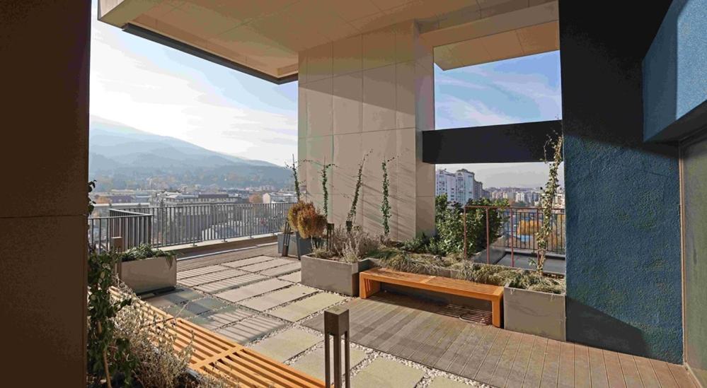Diamond Residences 10Th Fl. Lux Apt. W/ City View Skopje Exteriör bild